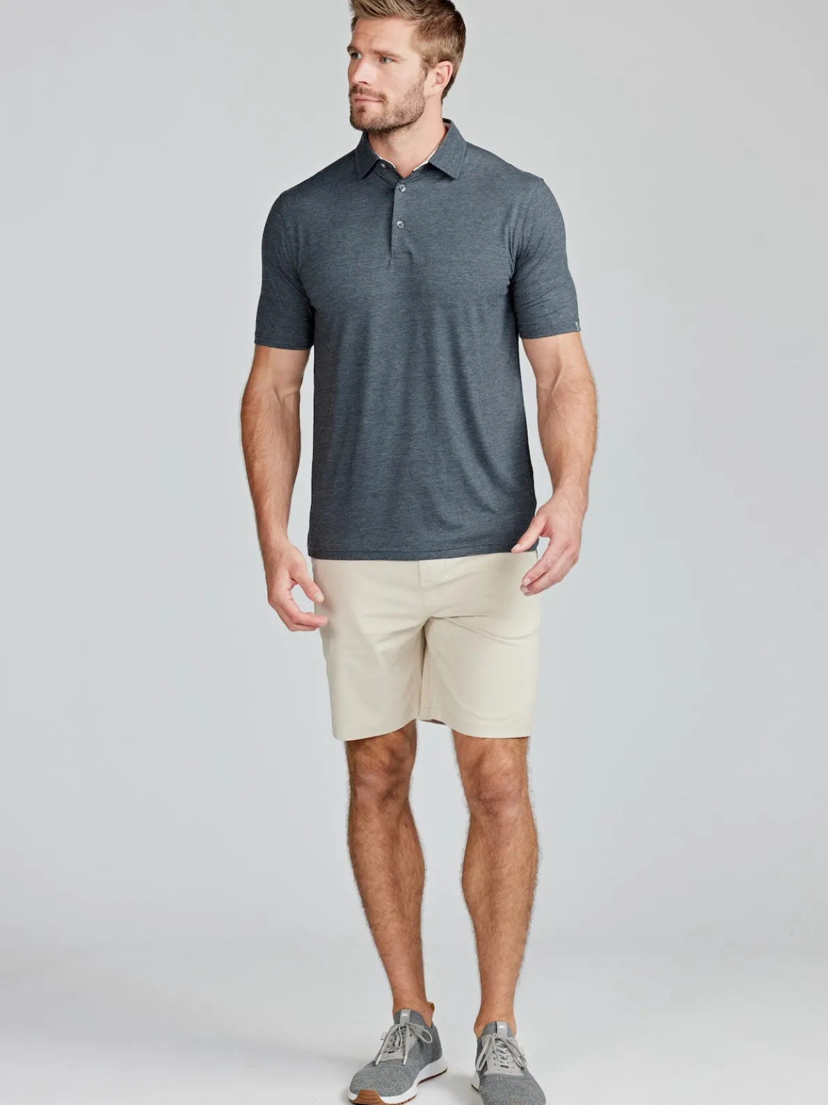 Cloud Polo - Black Heather