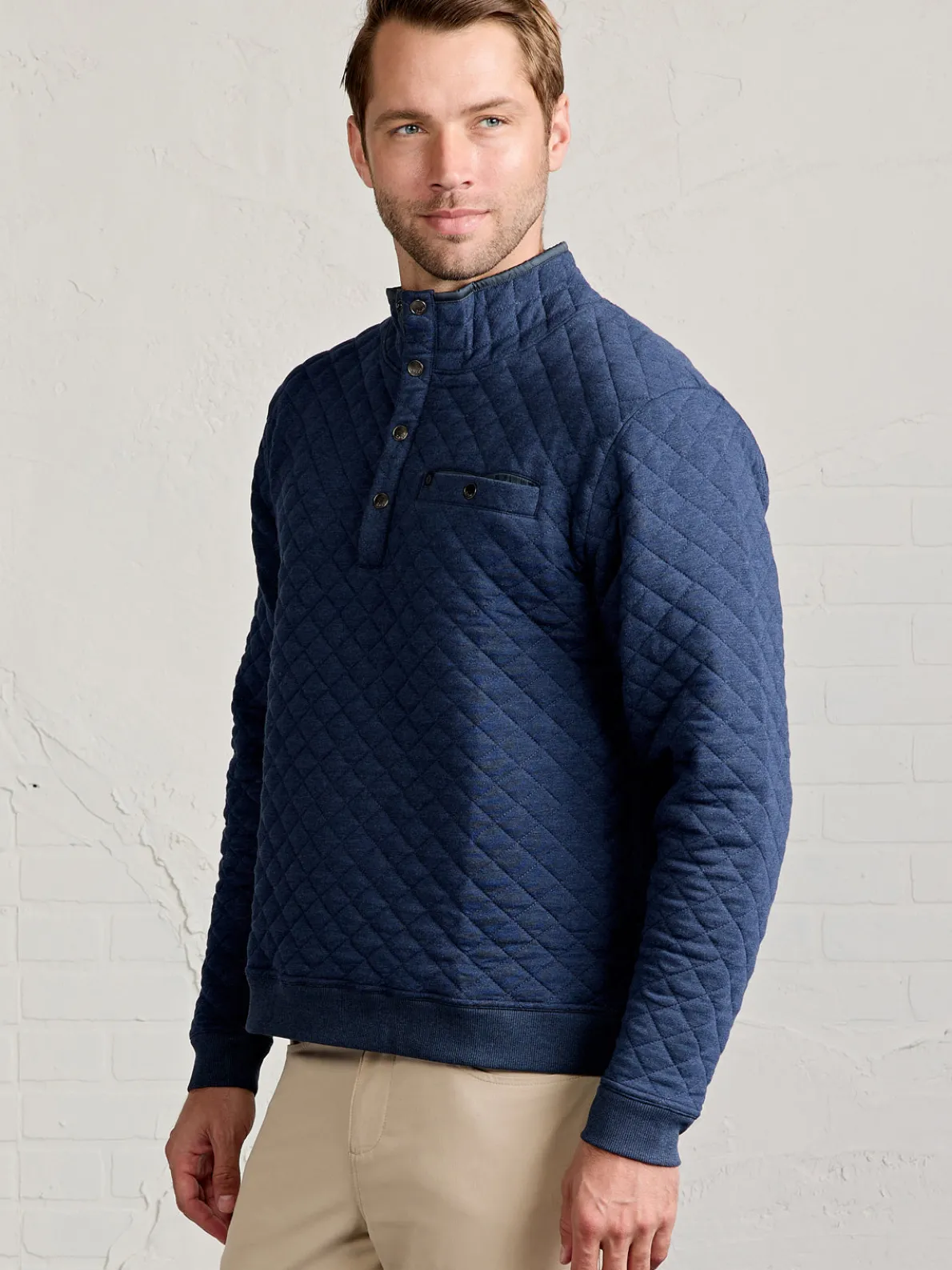 Newport Soft Quilt Pullover
