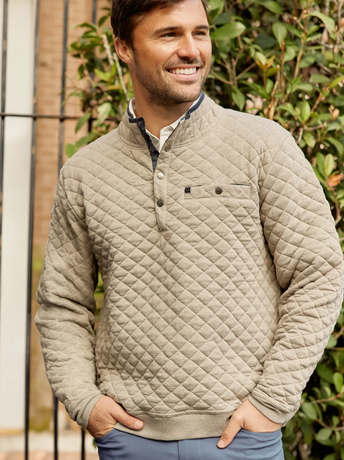 Newport Soft Quilt Pullover
